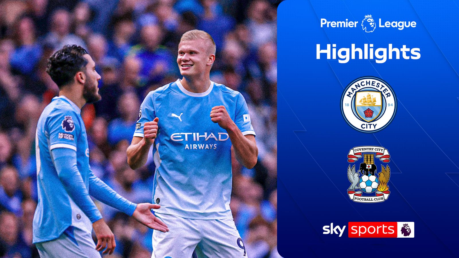 曼城1-0战胜考文垂 | 英超精彩回顾